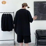 Cyberpunk Aesthetic piece – Summer Man Tracksuit Cartoon Streetwear Hip Hop Rock Casual