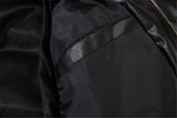 Men Waterproof Warm Jacket Winter Vintage PU Leather Parkas Embroidery Letter Thick Padded Coat Streetwear Hip Hop Loose Parka