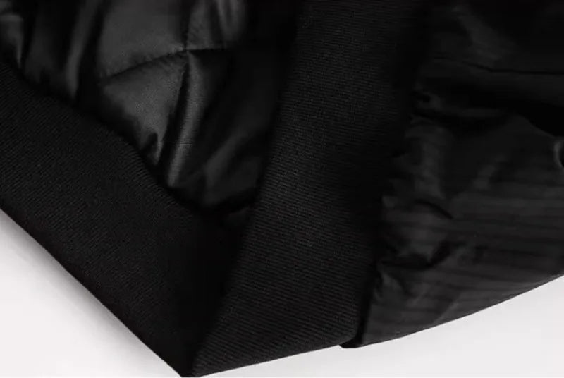 Winter American Street Hooded Parkas Mens New 2024 Thickened Trendy Fur Collar Cotton Jackets Warm Zipper Pocket Fluffy Coats