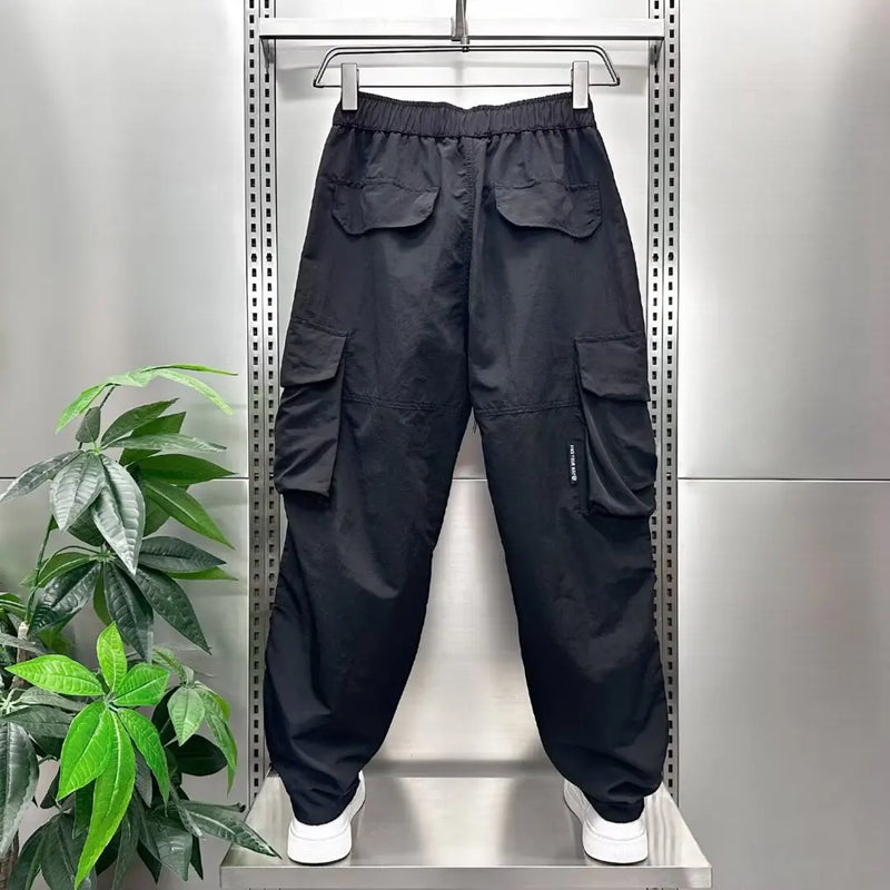 harajuku oversized cargo pants men streetwear vintage y2k hip hop wide leg joggers baggy casual sweatpants casual teenagers relaxed fit joggers