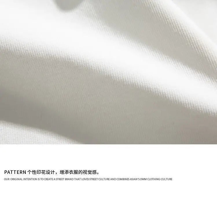 Glitchcore Melting smiley – Mens Pure Cotton T Shirt Short Sleeved Summer Thin Trendy Am