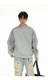Zipper Pullover Sweatshirt Men Women Streetwear Fashion Loose Casual B