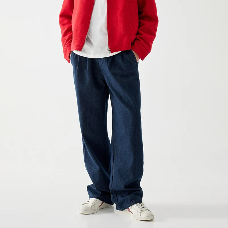 wide leg jeans men streetwear fashion loose casual plus size denim baggy jeans pants cityboy oversize cargo jeans trousers utility cargo pants