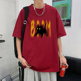 Cyberpunk Aesthetic piece – Japanese Fun And Trendy Cat Print New Short Sleeved T Shirts