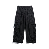outdoor sports coat set new unisex couple 2 piece set casual hooded windbreaker big pocket wide leg workwear pants suits unique default style 4475