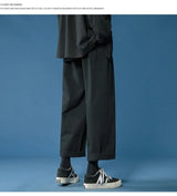 cotton casual pants men fashion oversized wide leg pants men streetwear hip hop loose straight pants mens vintage trousers m 3xl unique default style 3794