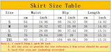 2024 Women Harajuku Sweet Fresh Feeling High Waist Pleated Skirt Elastic Waist Cross Embroidery Skirt black skirt Pleated Skirt
