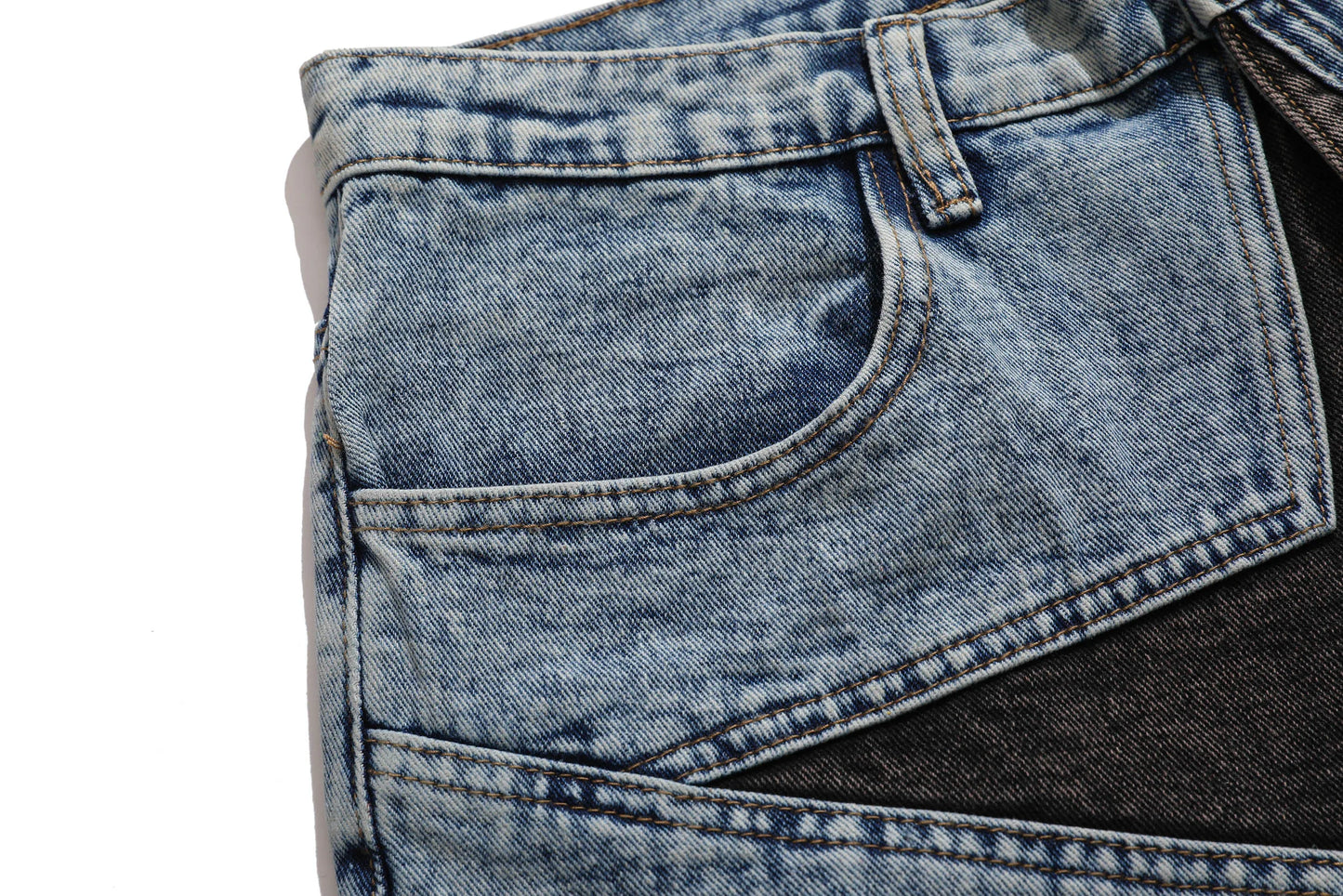 hip hop loose denim shorts pants fashion patchwork stars half pant men summer casual zipper streetwear short joggers men shorts unique joggers style 2834