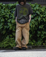 cyberpunk graphic tee featuring 24ss summer retro vintage portrait quality printing high street distressed t shirt tops