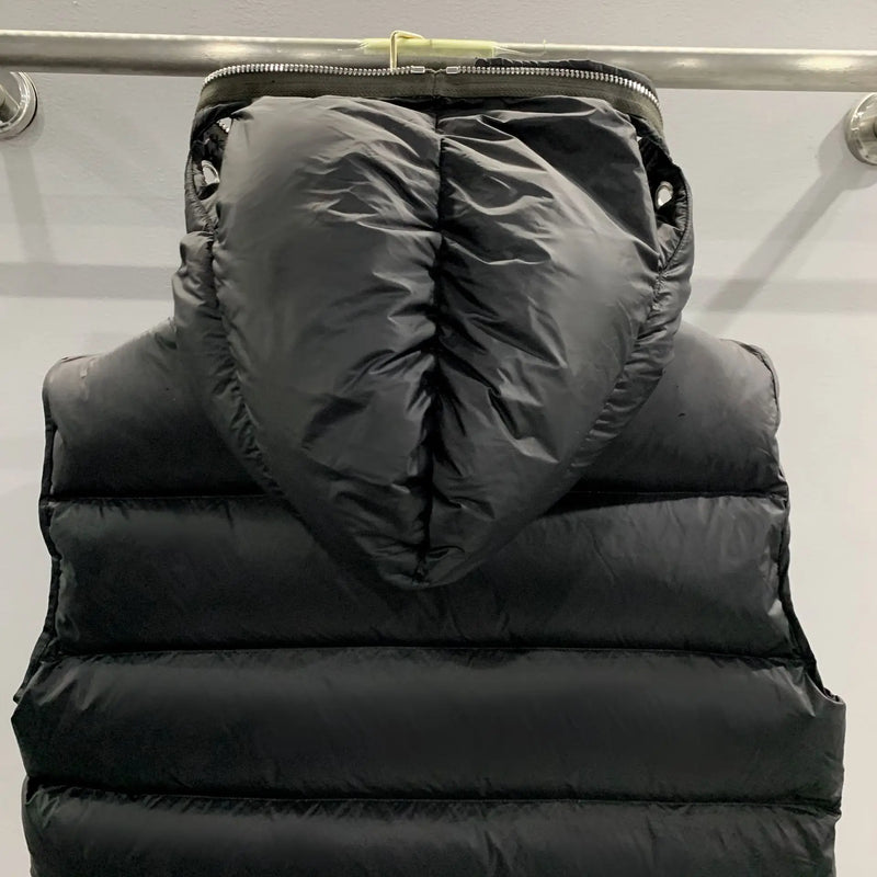 New 2023 Luxury Men Classic Kanye West Rick 4 Holes Hood Coats & Jackets / Down Coats Vest Cotton Thicken Warm Winter #672