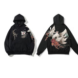 y2k fire graphic sweater, edgy streetwear for bold fashion-forward winter outfits, mens fashion layer for modern streetwear c