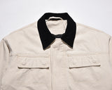Minimalist streetwear nan quilted graffiti windbreaker