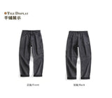 men retro fashion streetwear loose casual plus size straight denim cargo jeans pants man black gray jeans trousers unique cargo style 1981
