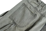 streetwear washed vintage ribbons logging jeans pants mens straight ropa hombre baggy cargos oversized loose denim overalls unique cargo style 5624