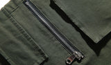 mens side pockets cargo pants elastic waist trousers streetwear hip hop loose fit ankle drawstring military sweatpants joggers unique joggers style 4677