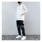 high street white knee pleated vertical stripe elastic fit skinny jeans male casual small leg jeans pants slim mens clothing unique jeans style 3668