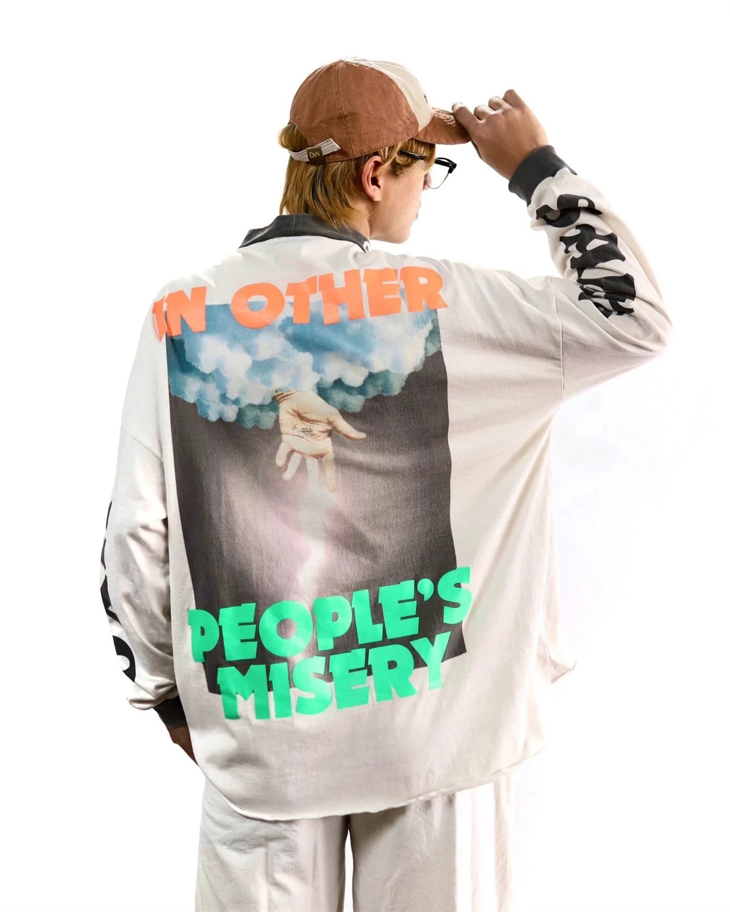 vaporwave graphic tee featuring high street vintage retro a cheap holiday letter print fire hand thunder streetwear cotton long sleeve t shirt pullover