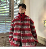 grunge winter jacket, layered citywear - aesthetic hip hop inspired casual wear
