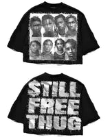 Y2k Aesthetic print tee – Y2K Summer American Street Dark Style Anime Cartoon Print Ov