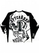 Cyberpunk Vintage t-shirt – Harajuku Y2K Hip Hop Sprots Long Sleeves T Shirts Men Street