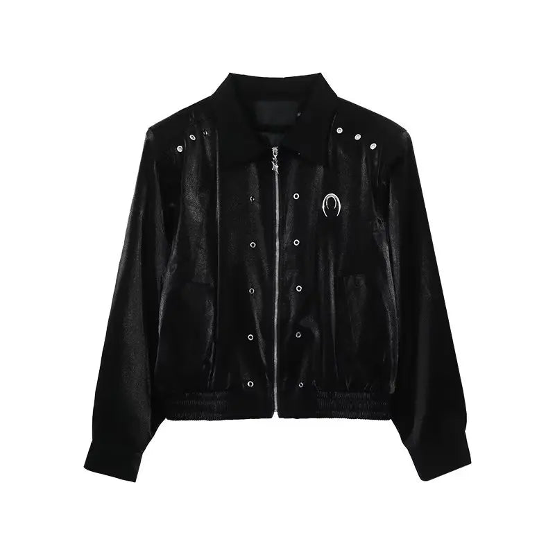 leather varsity jacket, cold weather layer, hip hop