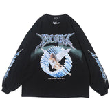 "Angel Grade" Unisex Graphic Streetwear Men Women Sweatshirt Daulet Apparel