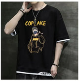 Glitchcore Chrome logo – Hot Summer Mens T Shirt Korean Version Of Harajuku High Stre
