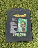 Y2k Vintage t-shirt – American Fashion Hip Hop Letter Print Sleeveless T Shirt Men