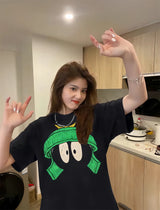 vaporwave streetwear top featuring vintgae talk retro tops anime printing high street cotton quality t shirt