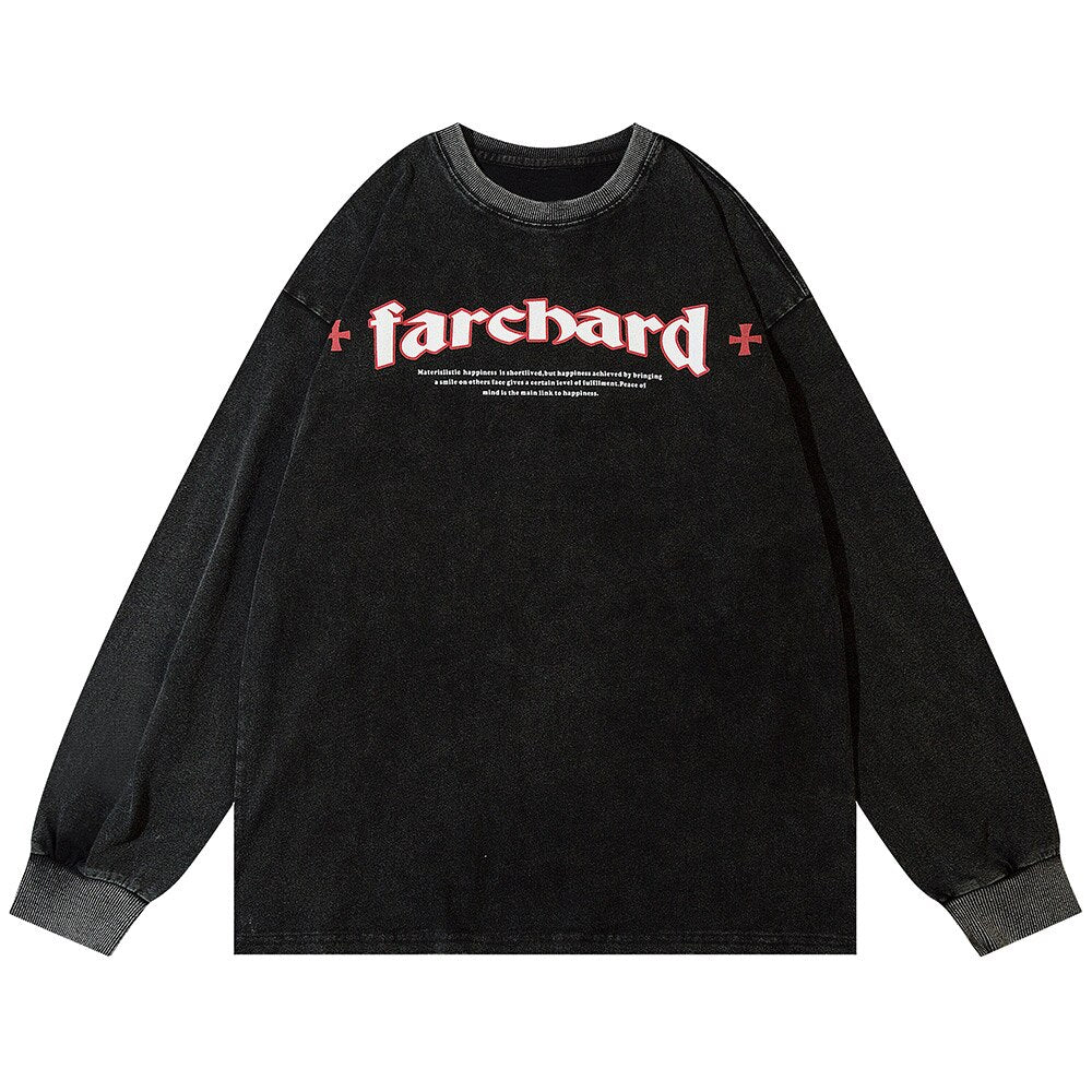 "Farfetched" Unisex Men Women Streetwear Graphic Sweatshirt Daulet Apparel