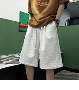 korean style niche casual shorts men summer workwear five point pants design trendy brand loose couple style retro sports pants unique shorts style 2148