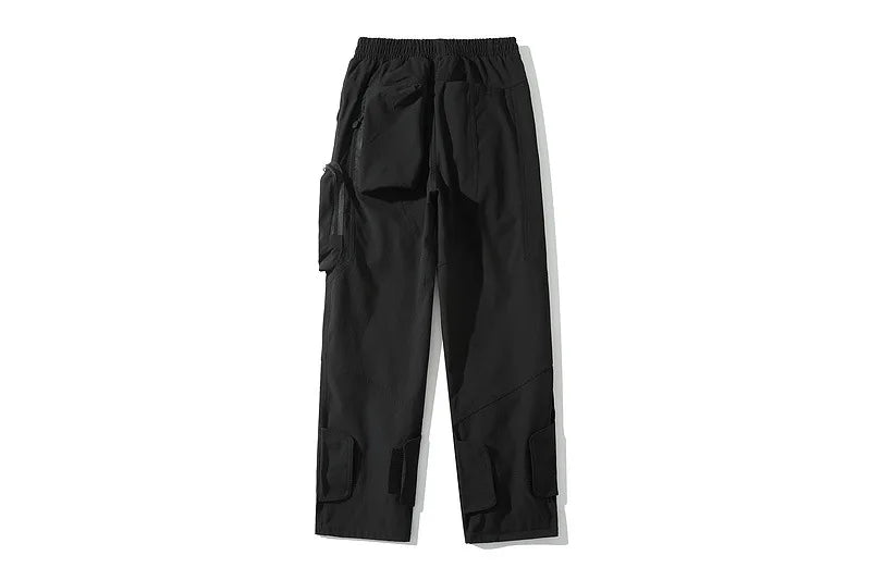 high new luxury men 2023 under my car zip up comfortable nylon workwear parkour tactical function casual pants sports cargo 484 unique cargo style 938