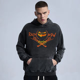 sadcore crying character featuring rainbowtouches washed hoodie mens high street fashion demon pattren hoodie hip hop unisex halloween superior quality clothing