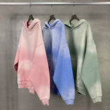 European And American High Street Solid Color Blank Plus Velvet Thicke