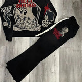 y2k vintage mummy graphic digital drawstring casual sports pants women street autumn winter set print hooded men sweatshirts unique default style 5192