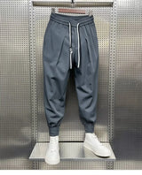 mens harem joggers pants male cargo pants streetwear black hip hop casual pockets sweatpants oversized 2024 fashion trousers sporty tapered joggers