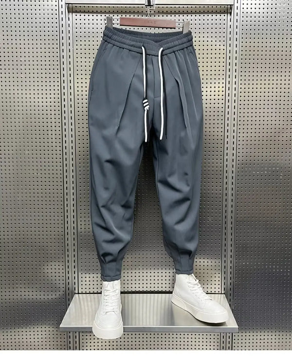mens harem joggers pants male cargo pants streetwear black hip hop casual pockets sweatpants oversized 2024 fashion trousers sporty tapered joggers