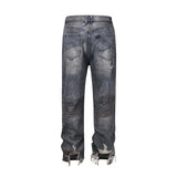 frayed hole distreesed big hole baggy jeans for men and women pantalones hombre streetwear y2k casual denim trousers oversized denim street jeans