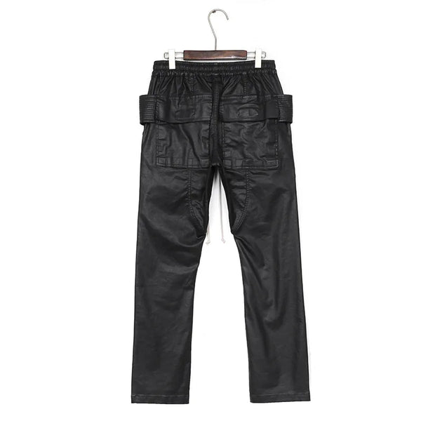new men 2023 rick waxed tactical paratrooper cargo comfortable cotton parkour sweat casual pants sweatpants tag 720 sporty tapered joggers