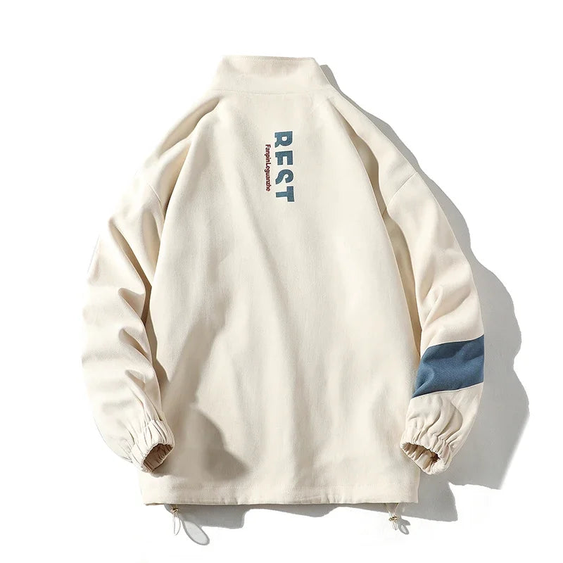 Double-Layer Urban Hoodie Jacket Modern Aesthetic