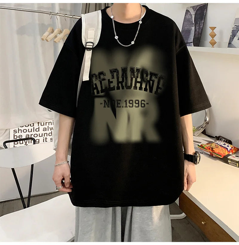 Vaporwave Graphic tee – 2024 New Short Sleeve T Shirt For Men American Hip Hop Fashion