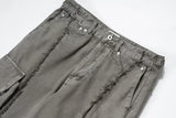 y2k streetwear tassel multi pocket jeans for men straight solid baggy cargo pants pantalones hombre casual denim trousers 1 unique cargo style 501