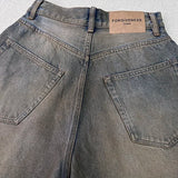 Yellow clay batik coated jeans