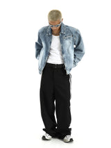 wide shoulder harajuku denim jacket coat mens fashion hip hop distressed washed jeans outerwear casual streetwear jackets nan - variant style 6c1788 for streetwear fashion