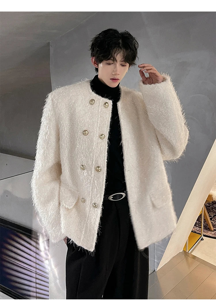leather varsity coat, fall fit essential - aesthetic hip hop inspired casual wear