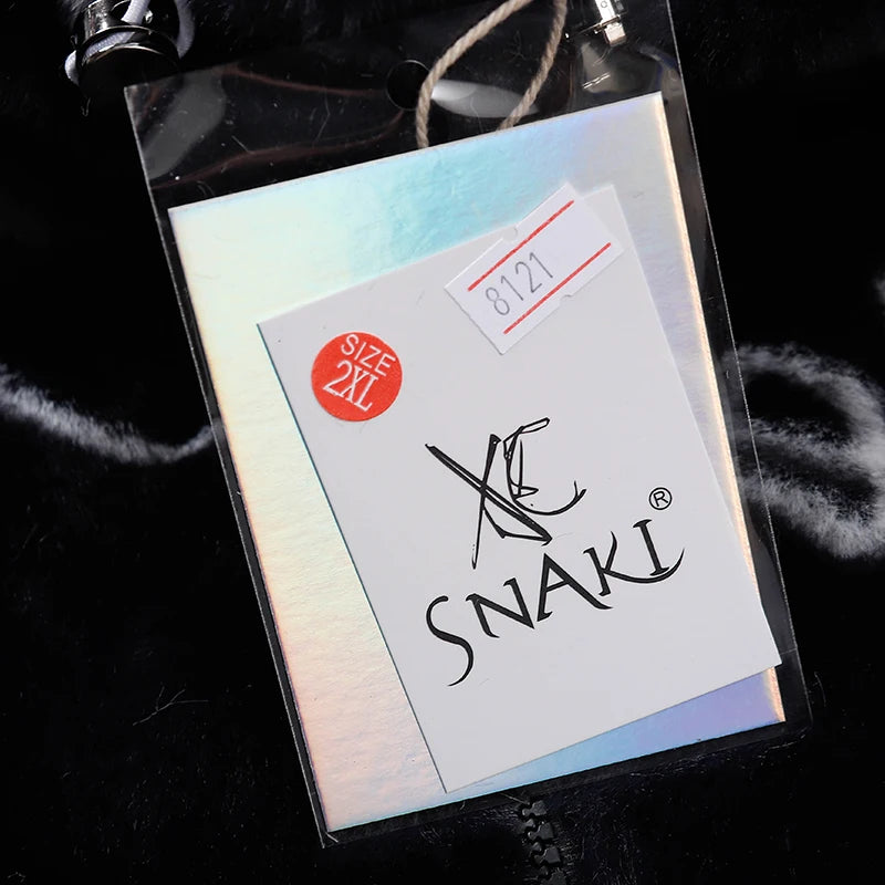 Abcvan Snaki 2023 New High Quality Smiling Face Rabbit Hair Cotton Coat Men's and Women's Coat