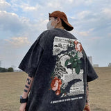 Y2k Vintage Anime – Rose Will Bloom All The Time Goth Letter Design Printed