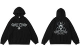2023 Hip Hop Streetwear Hoodie Sweatshirt Cross Spider Graphic Hoodie