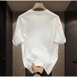 Y2k Crying angel – Summer Mens Cotton T Shirt American Oversized Loose White Pr