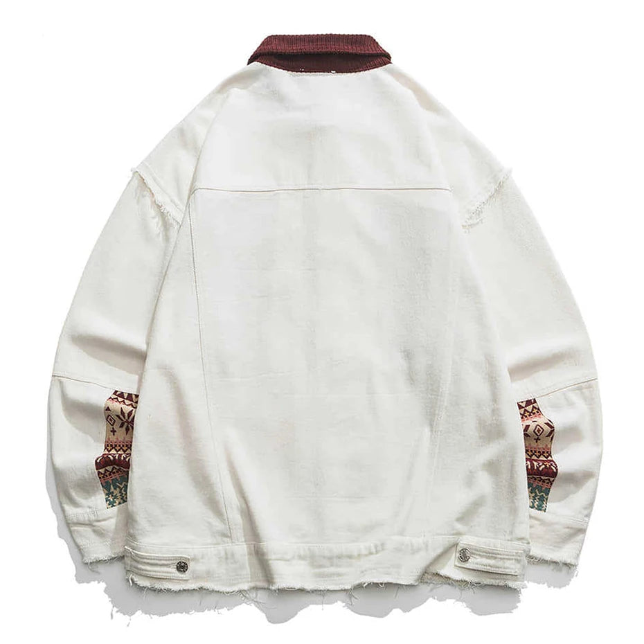 '- wear premium 566084 design high style hip oversized graphic essential national-style-white-denim-jacket-fashion-patchwork-oversized-casual-jeans-jacket-2023-men-streetwear-hip-hop-trend-jacket-coat streetwear print hop style urban casual everyday material fashion quality fit image unisex streetwear design ID efad8